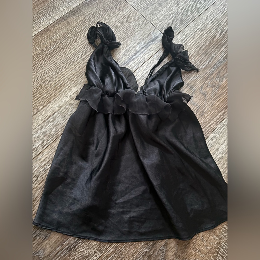 Victoria’s Secret baby doll size small Elegant Black Women's Top
